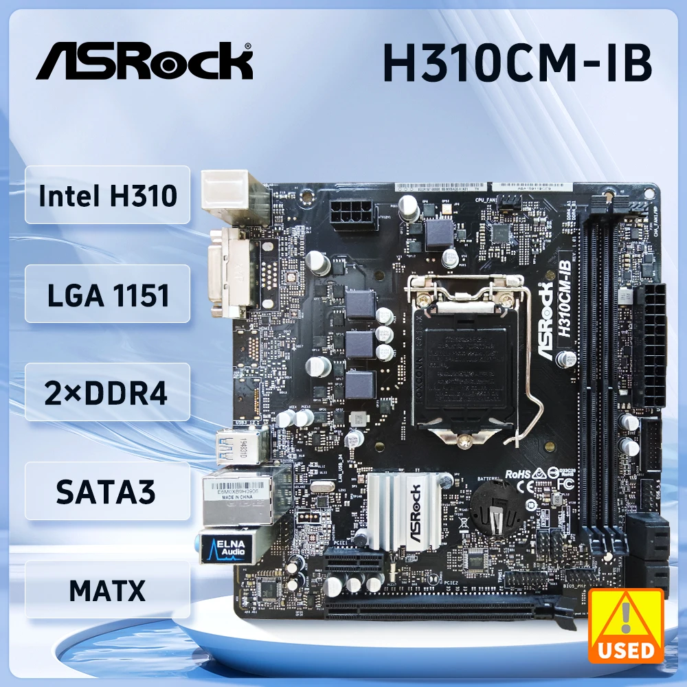 ASRock H310CM-IB 마더보드 LGA1151Intel H310 DDR4 32GB Micro ATX 지지대 9 세대 및 8 세대 코어 i5-9400F 8500 9700F i9-9900 CPU 알리 상품 추천