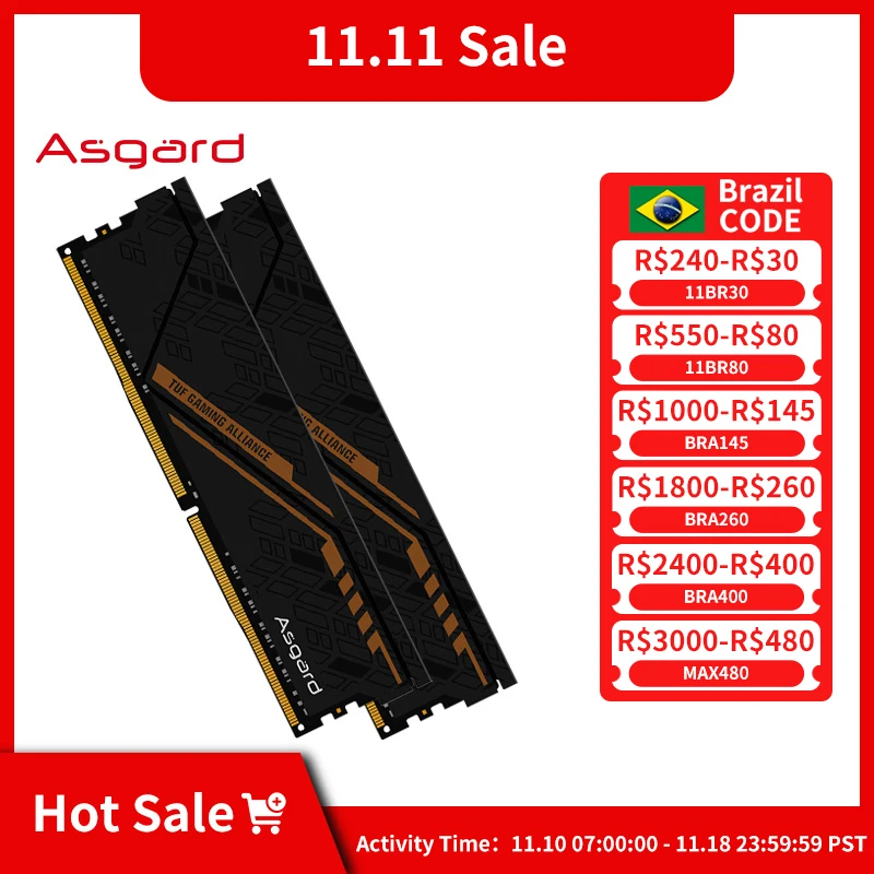 Asgard TUF 공동 브랜드 DDR4 RAM PC 추천상품