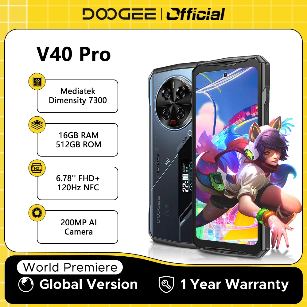 DOOGEE V40 프로 5G 러기드 폰 Best