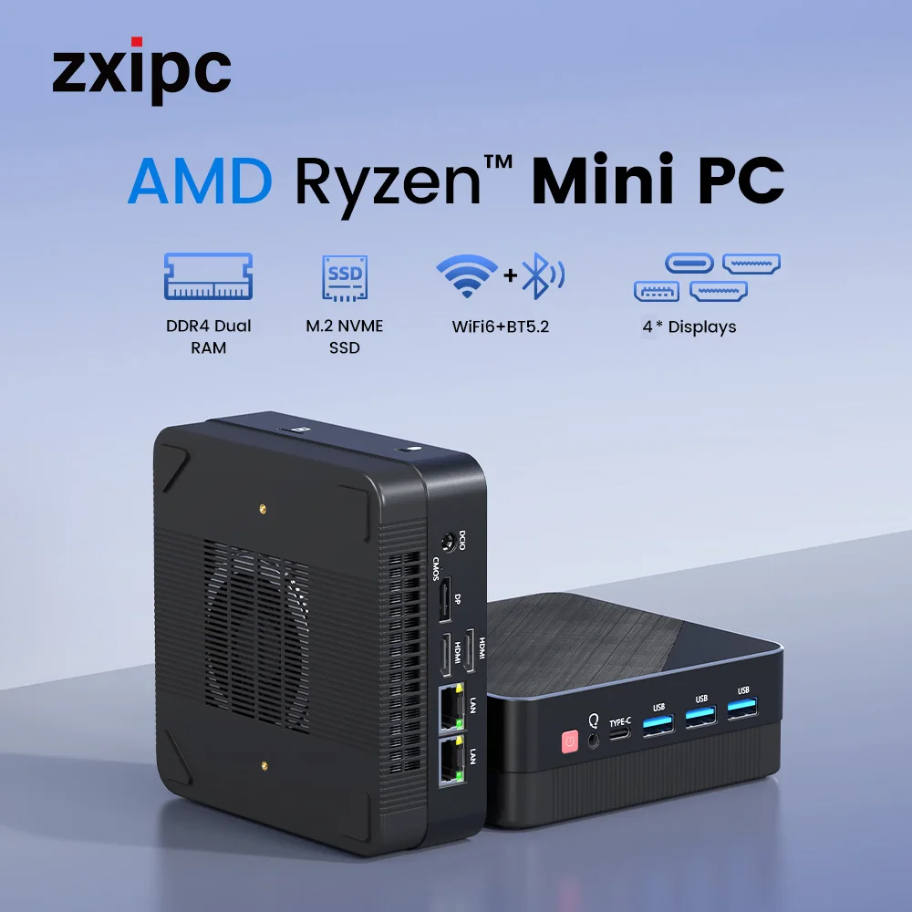 ZXIPC 데스크탑 미니 PC 게이머 컴퓨터 선물추천