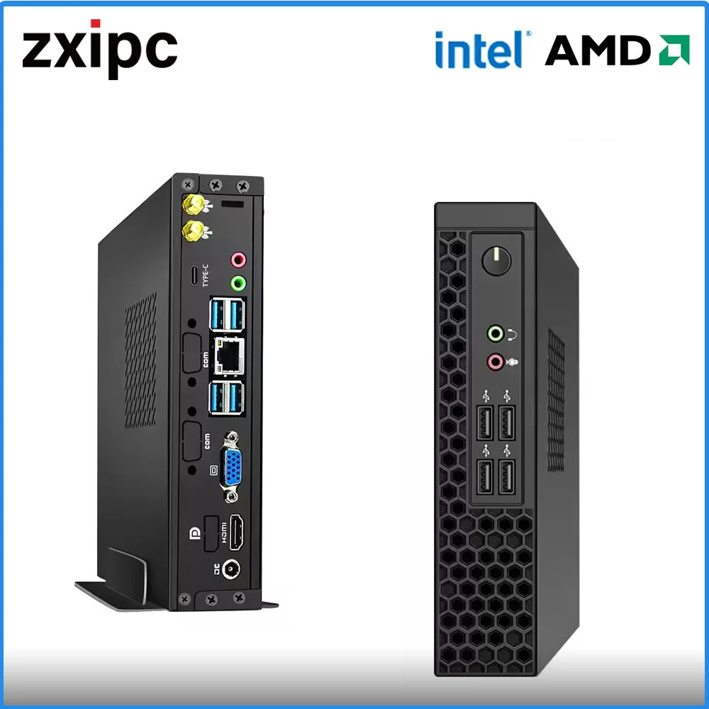 미니 PC 라이젠 AMD R7 4700U 인텔 I5 N5095 8 코어 Win11 듀얼 디스플레이 선물추천